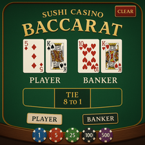 Sushi Casino - Baccarat - Règles Simples