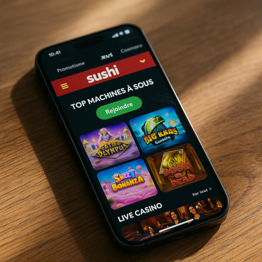 Sushi Casino - Mobile Gaming Experience - Responsive Design